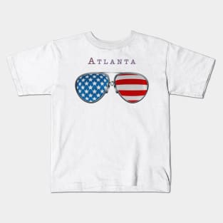 USA GLASSES ATLANTA Kids T-Shirt